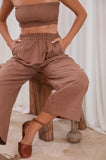 Delhi Wide Leg Linen Pants