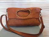 Annalisa Leather Foldover Bag