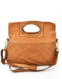 Annalisa Leather Foldover Bag