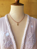 Pink Spinel and Diamond Necklace