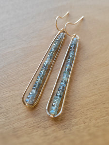 Green Sapphire Earrings