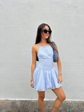 Tionna Plaid Bubble Mini Dress