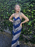 Greek Kori V-Neck Maxi Dress