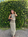 Sebastiano Olive Maxi Dress