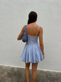 Tionna Plaid Bubble Mini Dress