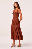 Katinka Belted Halter Midi Dress