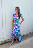 Sunset Wrap Dress