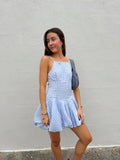 Tionna Plaid Bubble Mini Dress