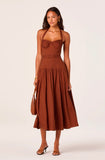 Katinka Belted Halter Midi Dress