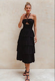 Roxane Halter Neck Midi Dress