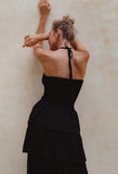 Roxane Halter Neck Midi Dress