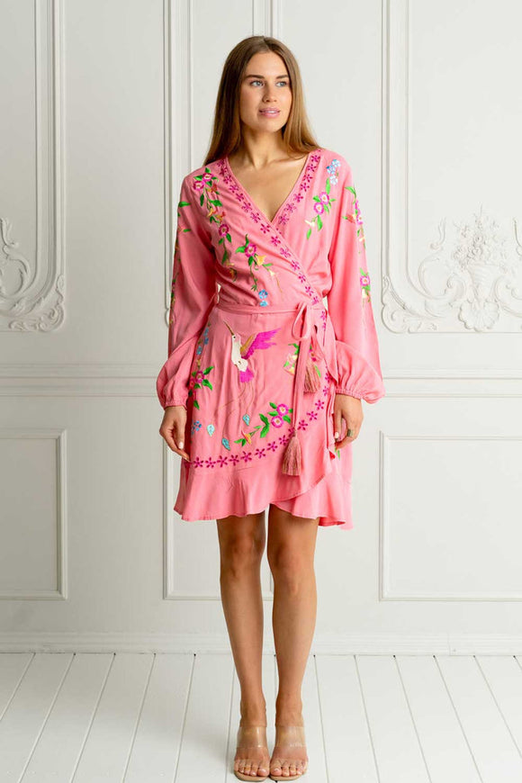 Argentina Mini Wrap Dress