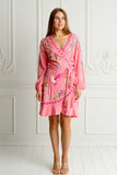Argentina Mini Wrap Dress