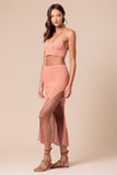 Halter Crochet Top Guava